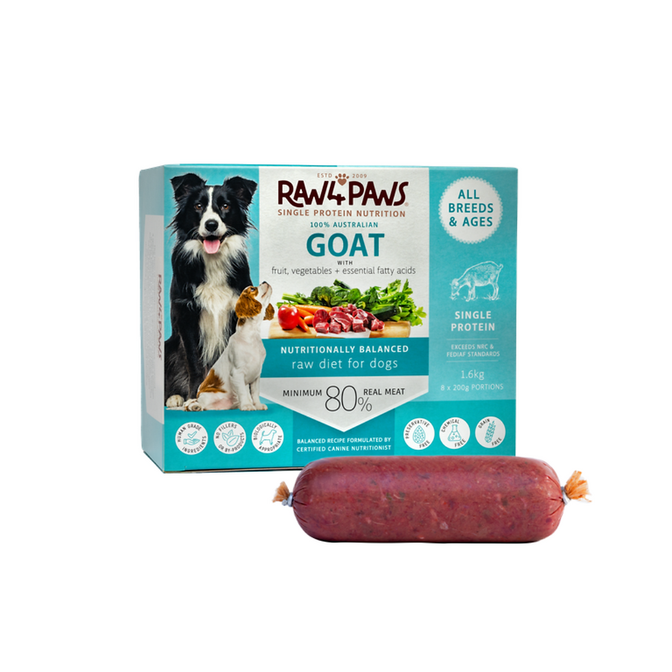 Raw 4 Paws Goat Dog Food