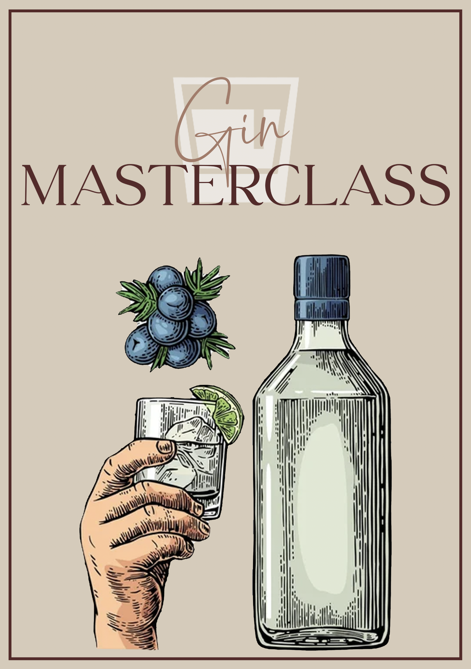 Gin Masterclass Poster
