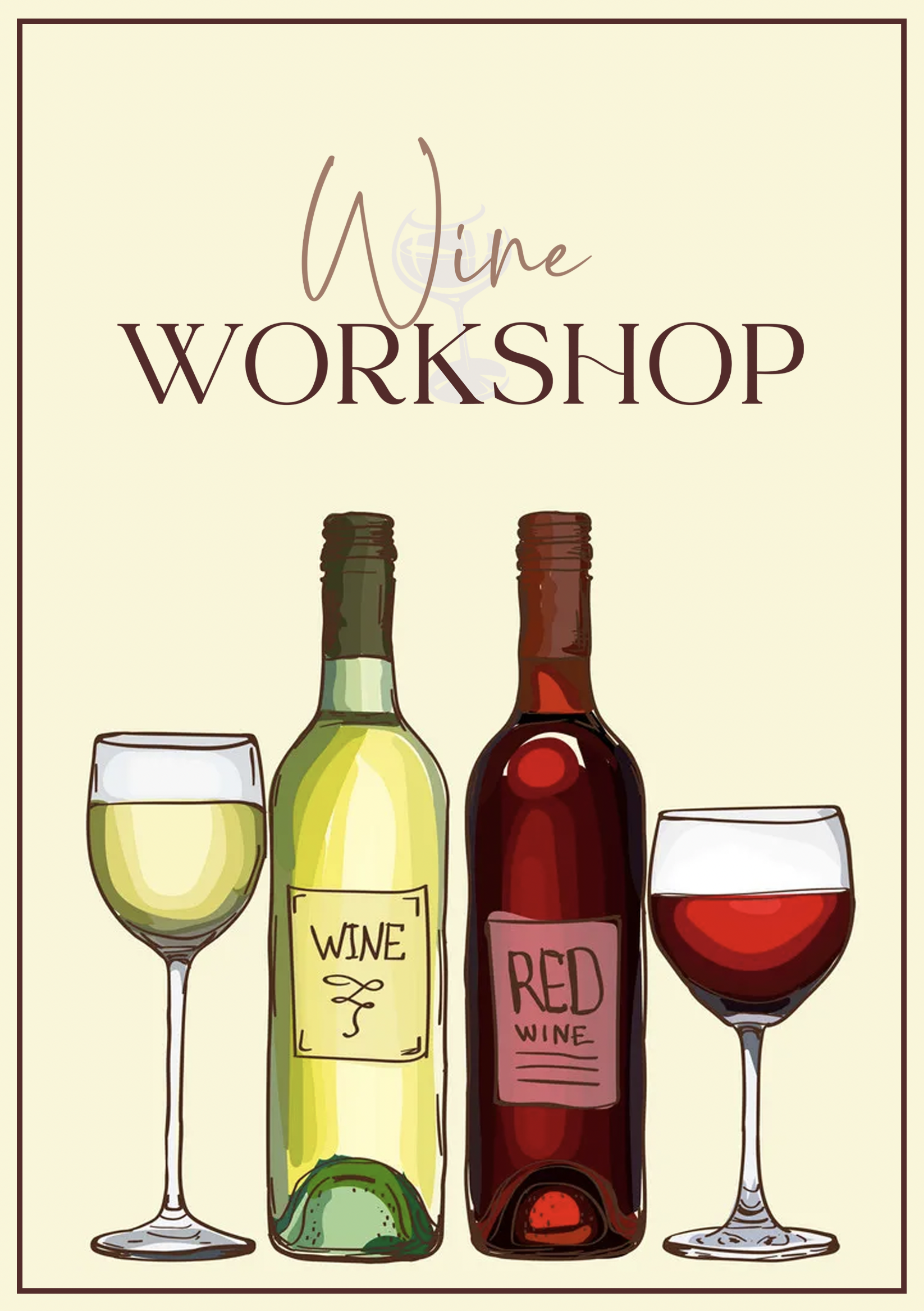Wine Workshop Poster