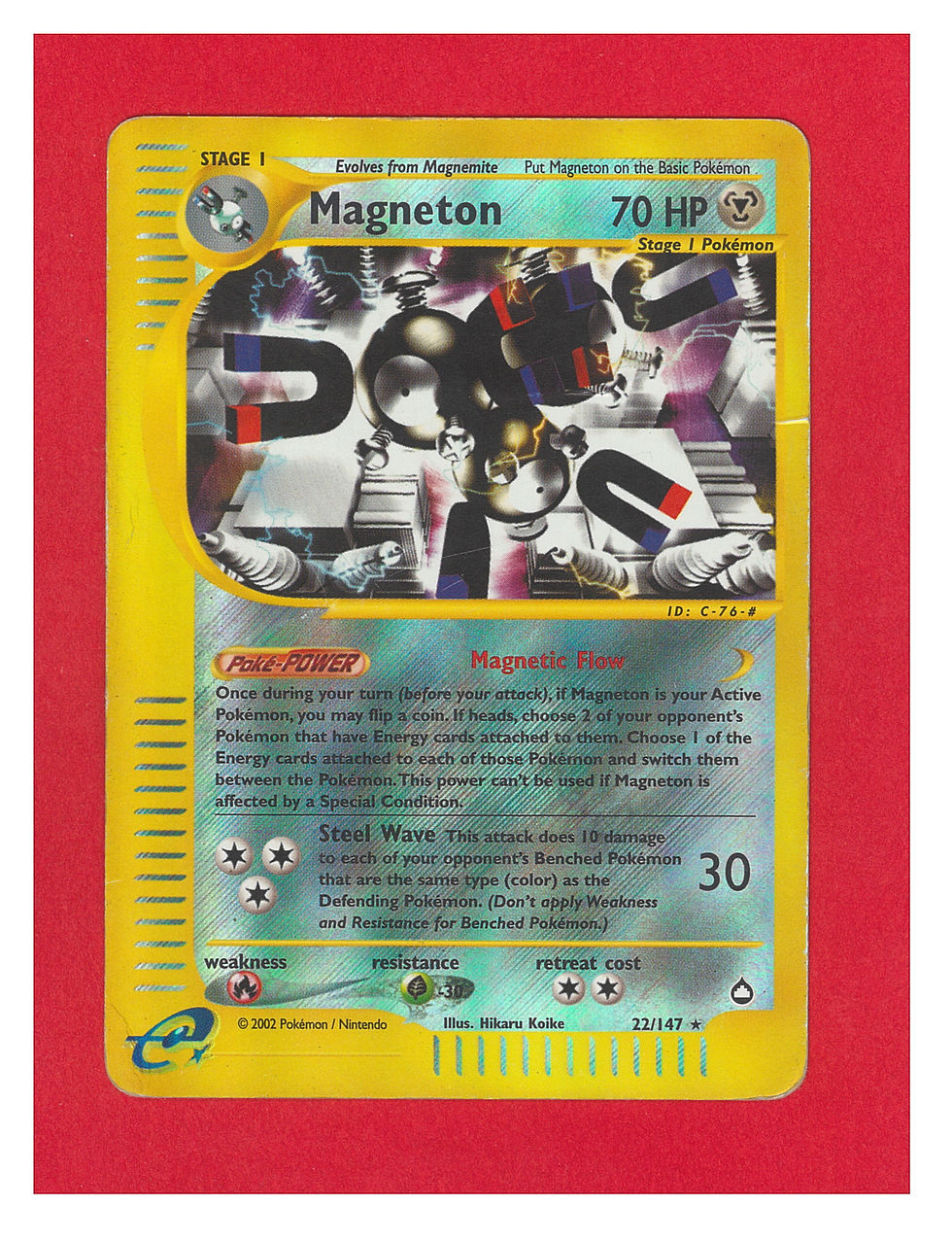 Magneton, Reverse Holo (Aquapolis 22/147)