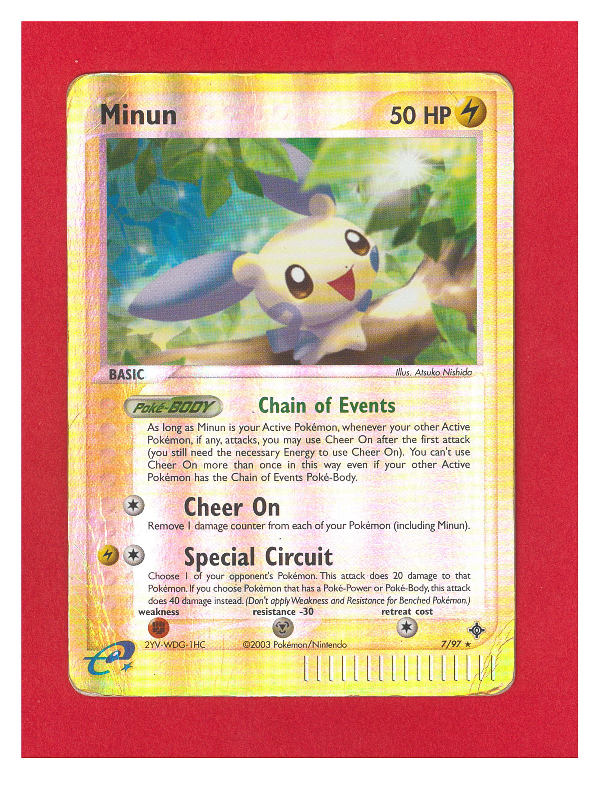 Minun, Reverse Holo (EX Dragon 7/97)