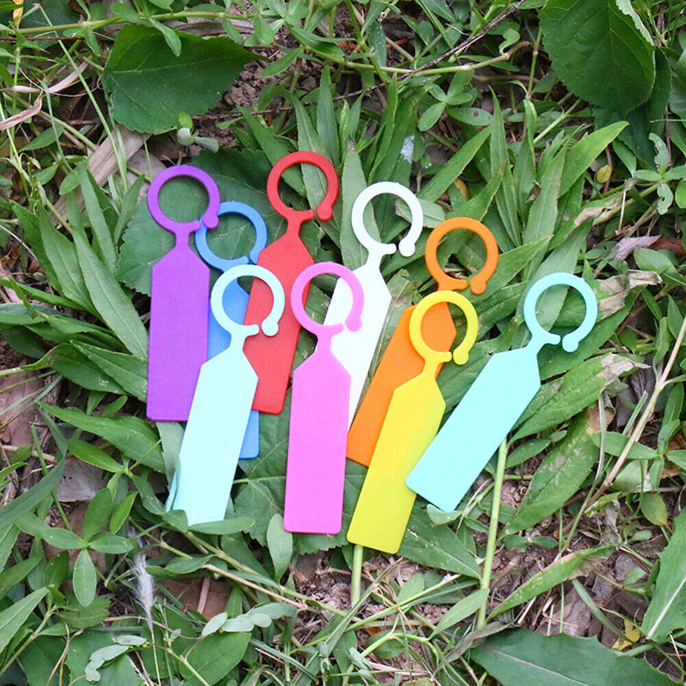 Thumbnail: GREWERY Tags/Markers for Trees, Plants, Saplings | O Shape - 50