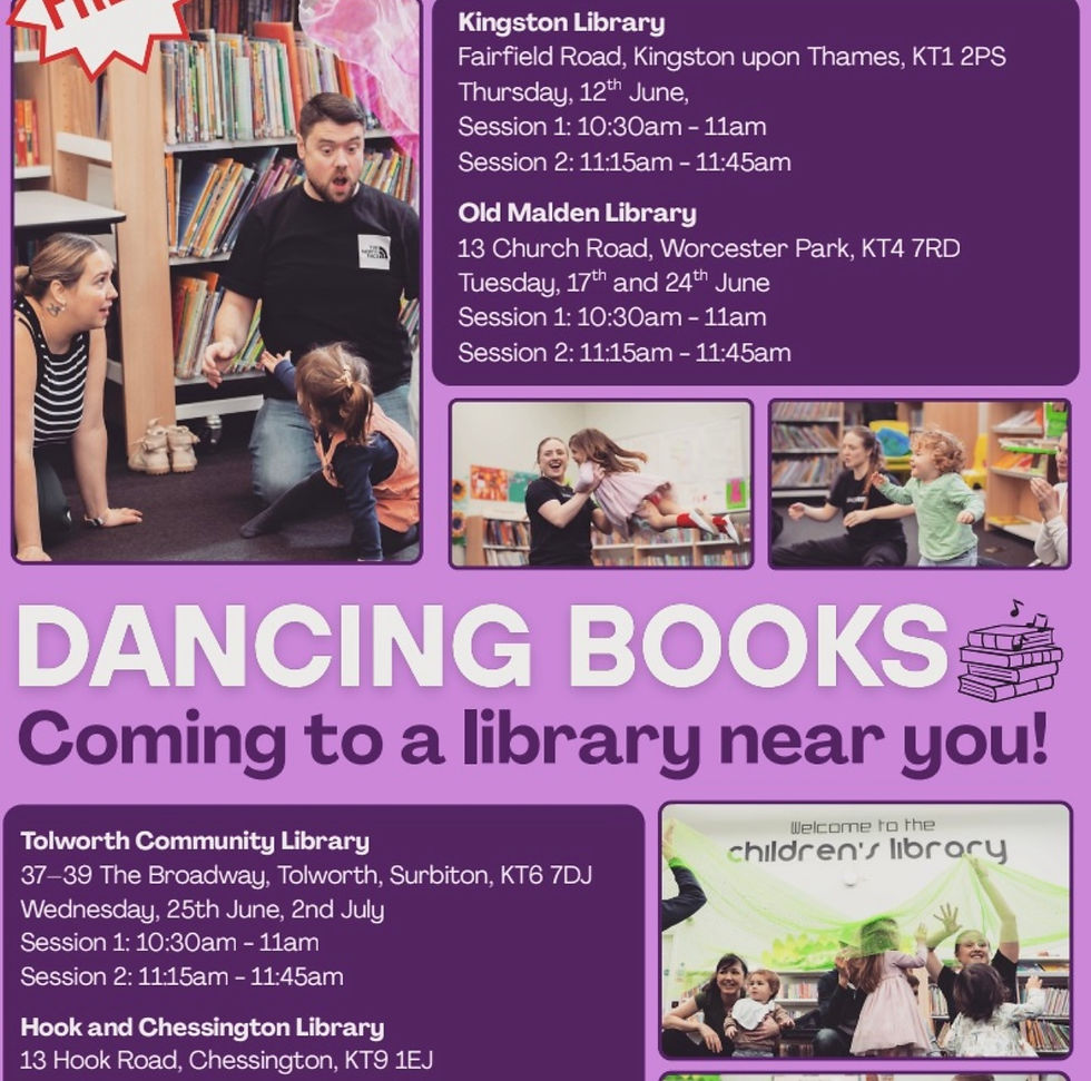 Dancing Books @ Kingston Library