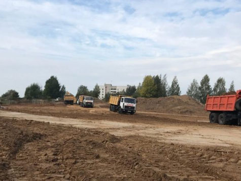 Запад: продолжаются работы подготовительного периода на площадке строительства