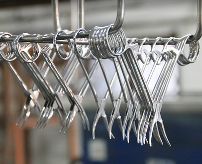 surgical forceps hanging