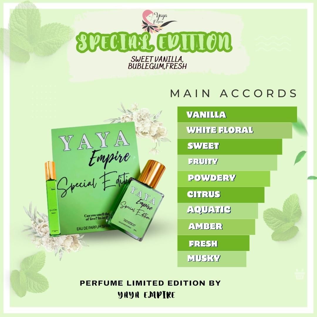 Special edition perfume