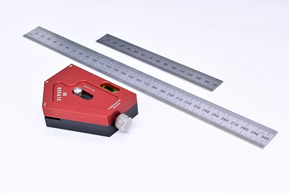 Glyder 82 Combination Square, Square, Micro Trim Square, Pocket Square Tool, , Spirit Level, Square Tool,