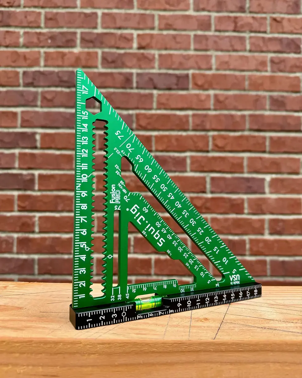 Thumbnail: SQUI.JIG - Fusion 185mm Pro Square Metric - Framing Square - Rafter square