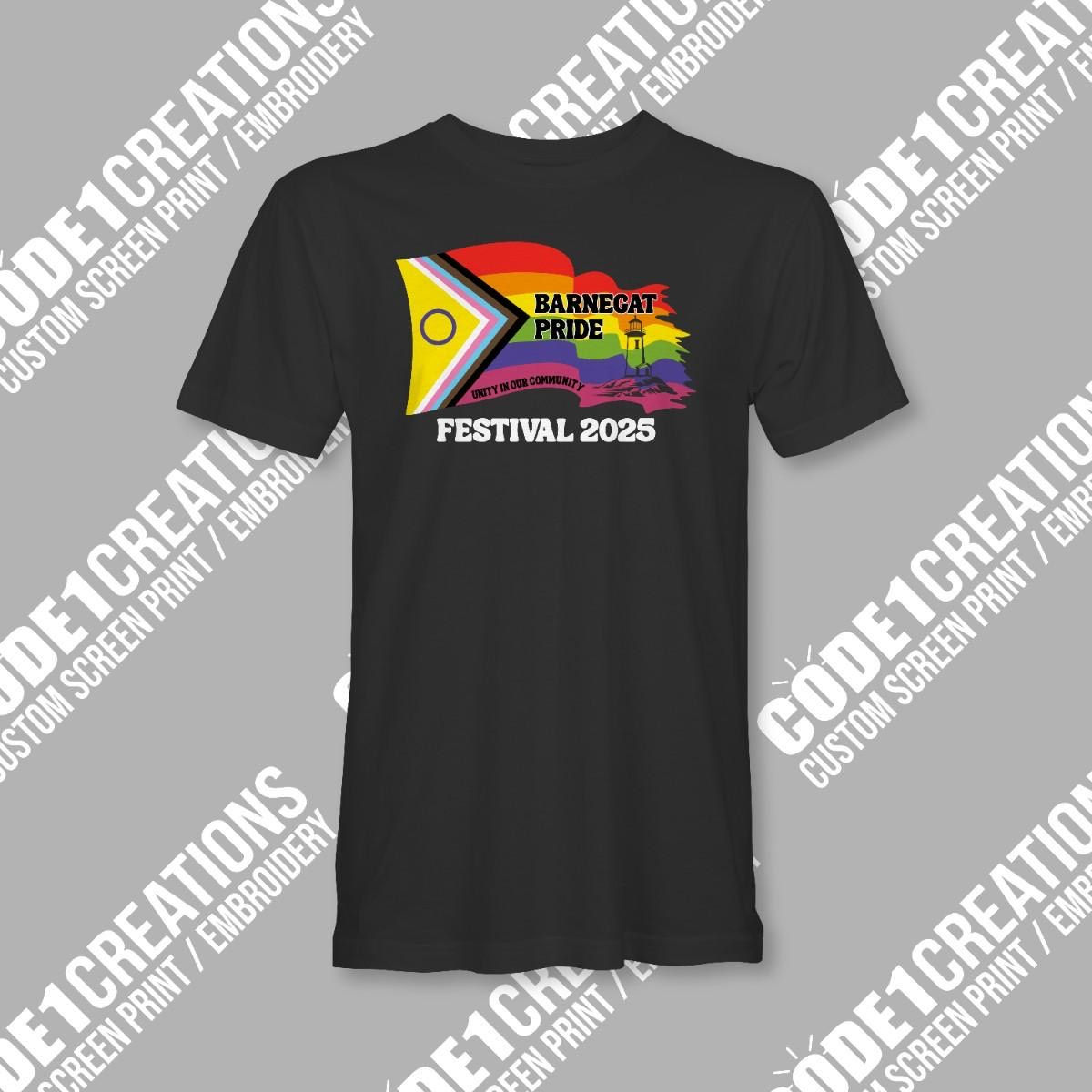 Barnegat Pride's 2025 Festival T-Shirt