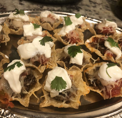 Mini Nacho Taco Poppers