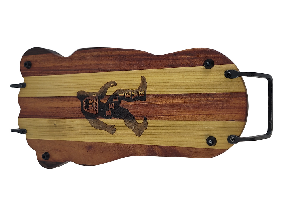 Thumbnail: Squatcharcuterie Tray (Hand-Forged Iron Handles)