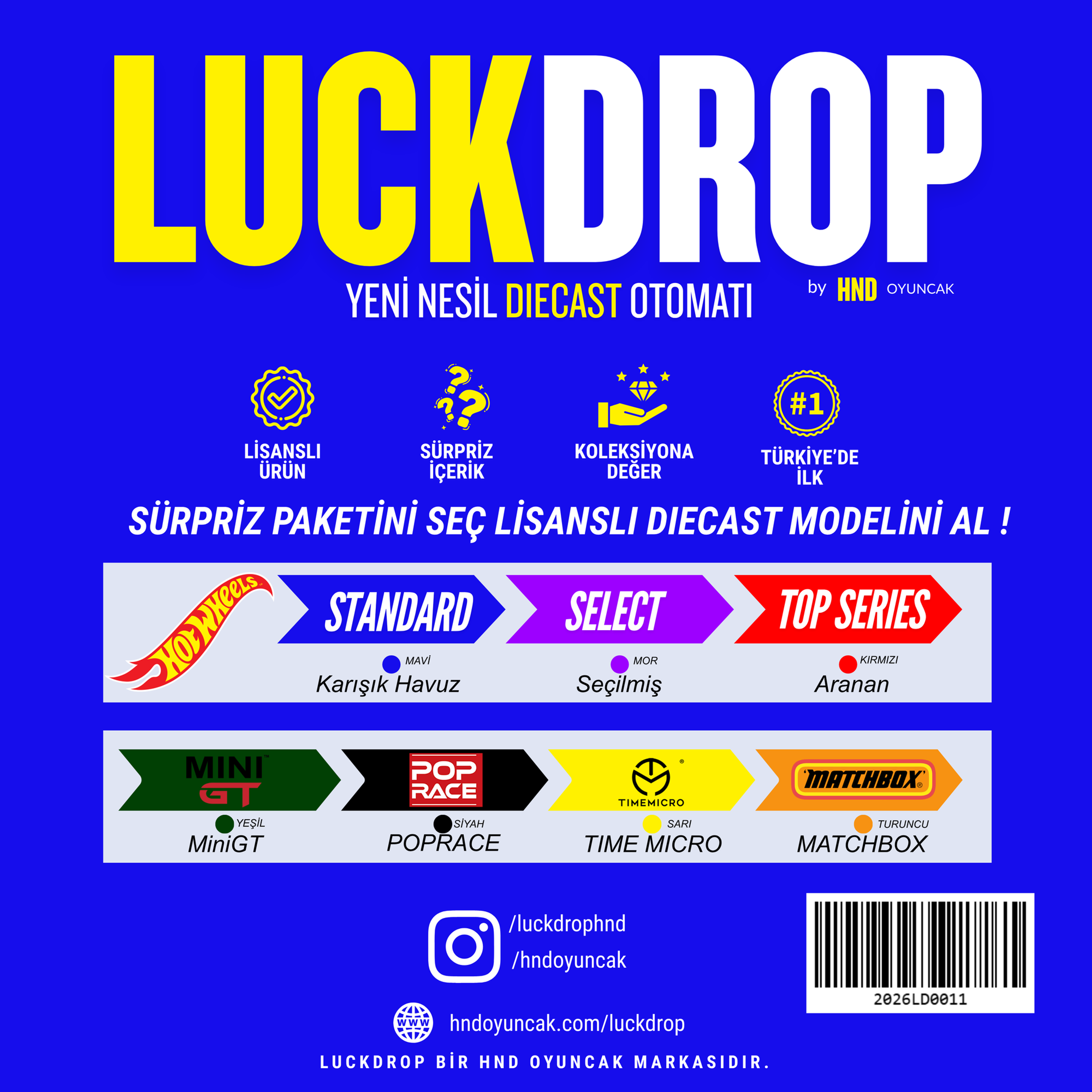 LUCKDROP MAVİ (STANDART) PAKET