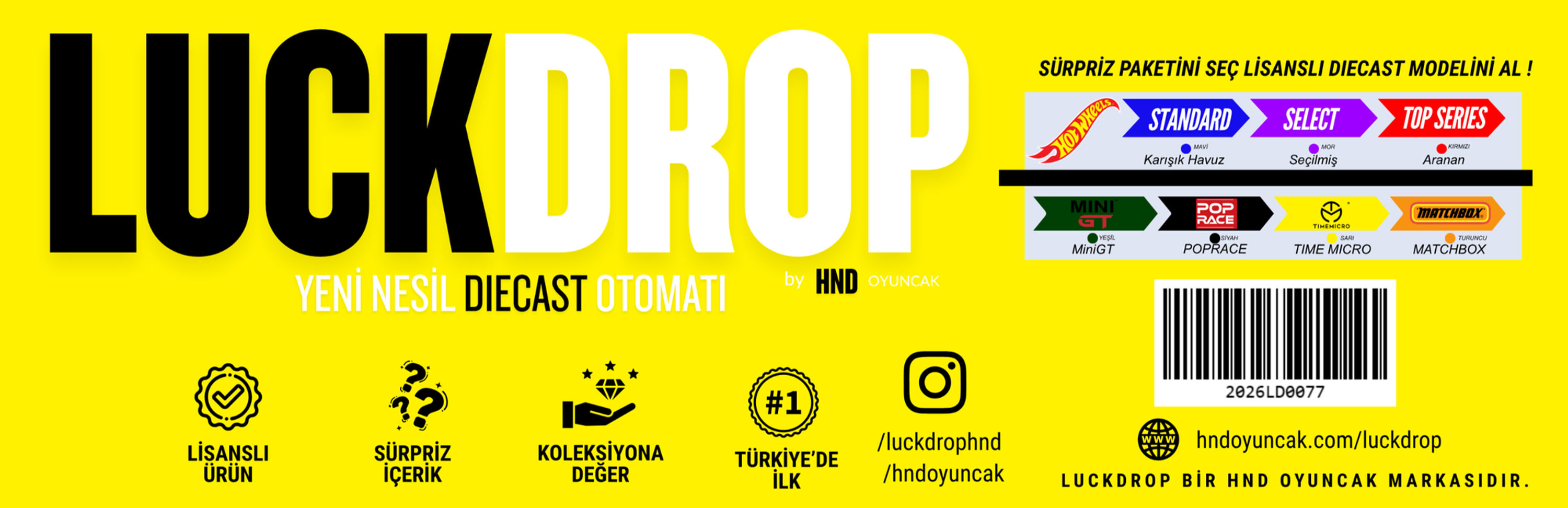 LUCKDROP SARI SÜRPRİZ PAKET (TIME MICRO)