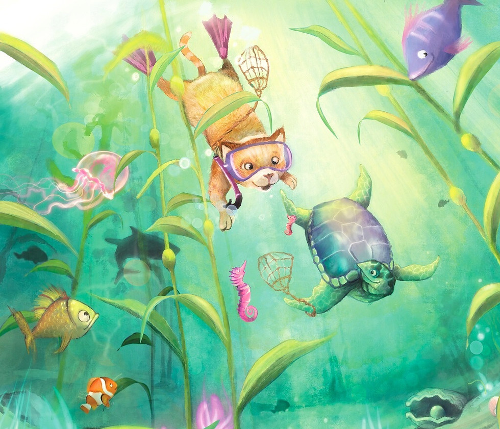 Thumbnail: Aqua Paws - Signed Hardcover