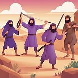 robbers in biblical times for kids with purple undertones.jpg
