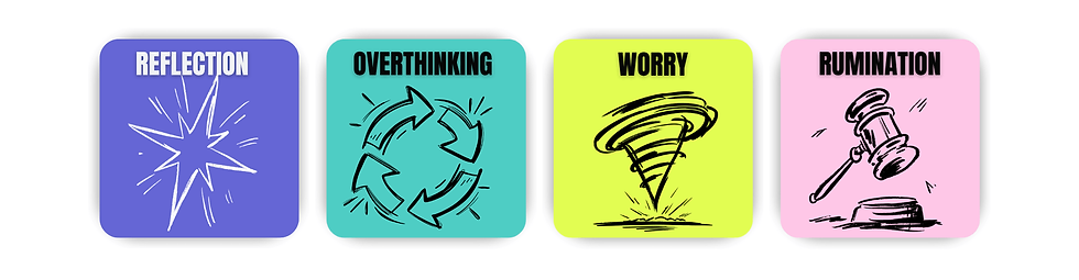 four types of overthinking