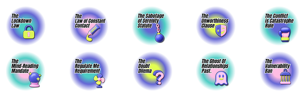 the rules of relationship anxiety