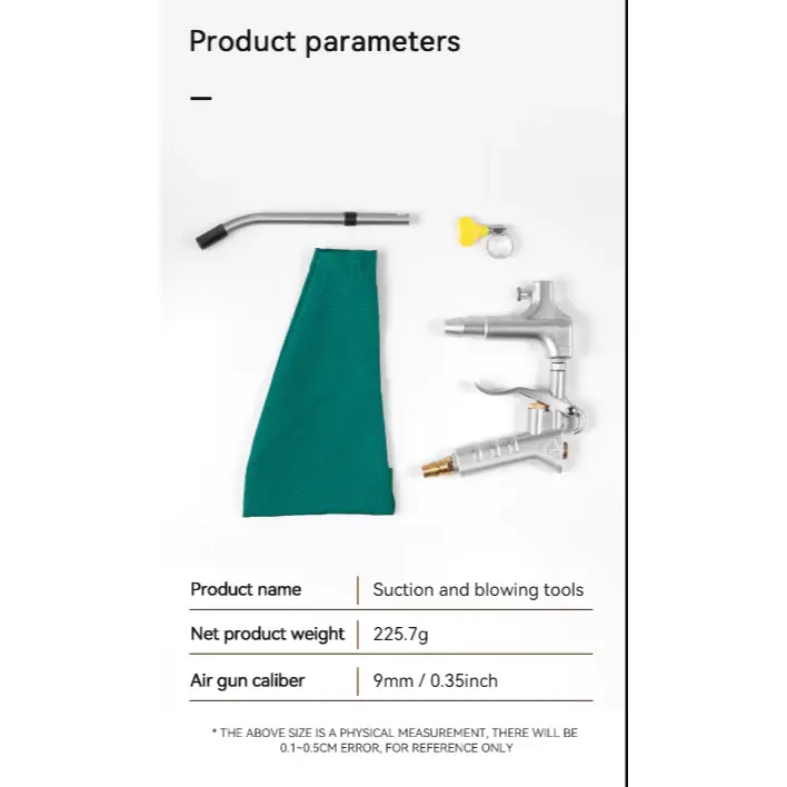 Thumbnail: Dust Gun Pneumatic Dust Removal Gun Aluminum Air Blow Gun