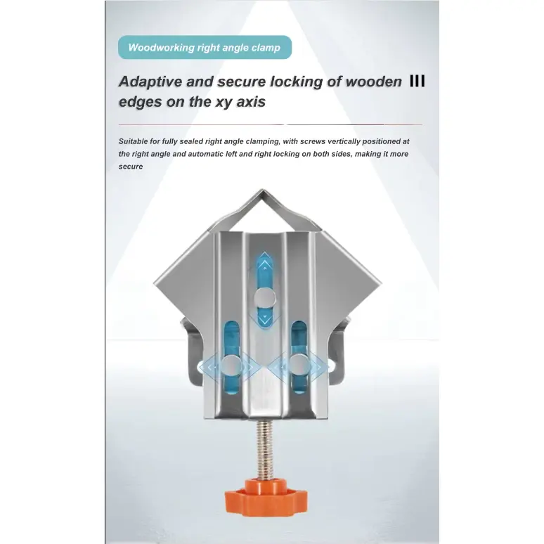 Thumbnail: Right Angle Clamp Opened-End / Closed-End Woodworking 90 Degrees Corner Clamp