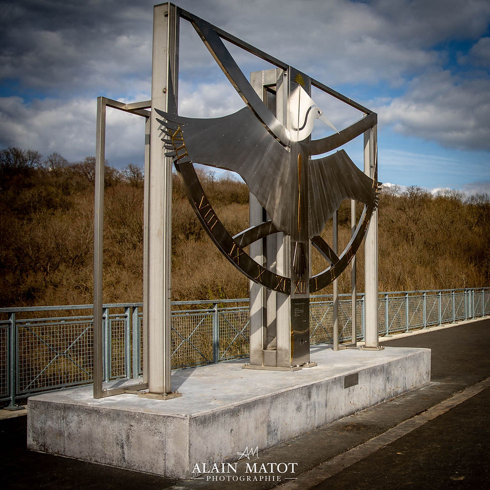 Un cadran solaire monumental installé à Virelles!