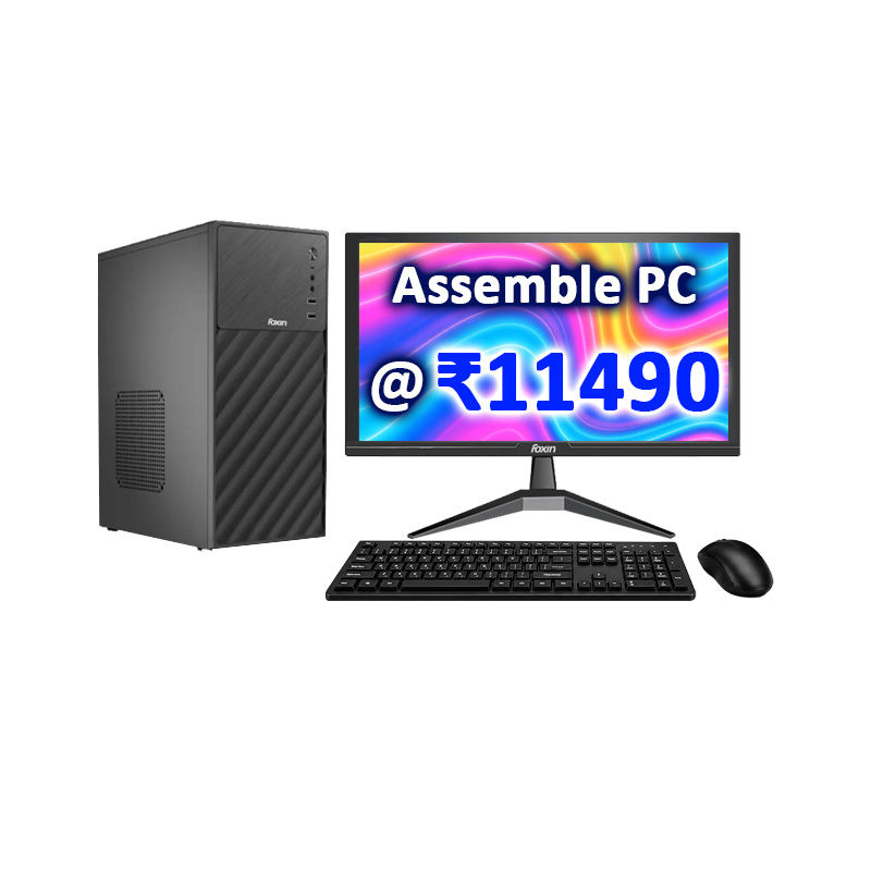 Assemble Desktop PC - Core i3-3rd, 8GB RAM, 256GB SSD, 20.5"LED, Keyboard+Mouse