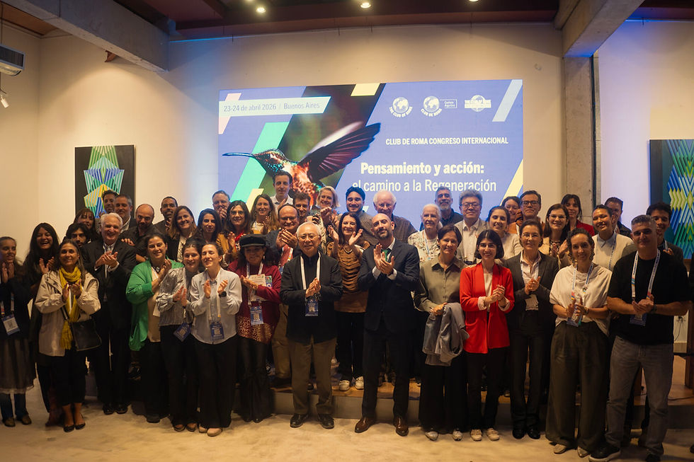 Más de 200 referentes participaron en Buenos Aires de la Conferencia Internacional del Club de Roma sobre Regeneración en América Latina