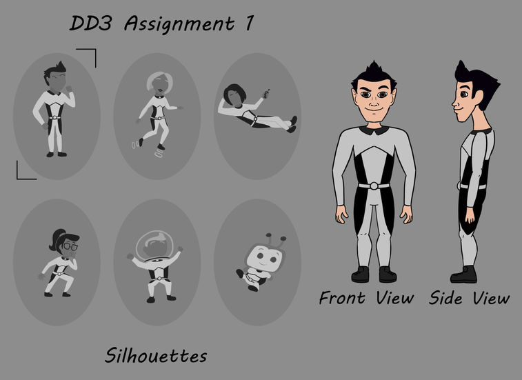 Character Designs and Silhouettes