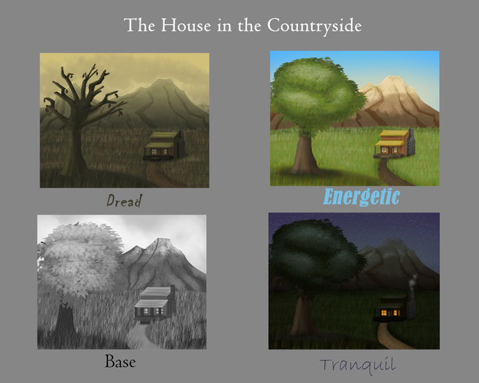 Background Concept art with Aesthetics