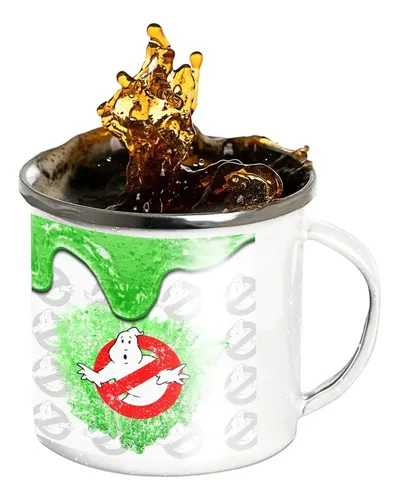 Taza Enlozada Equipo Cazafantasmas - Unidos Contra Fantasmas Blanco Regalo