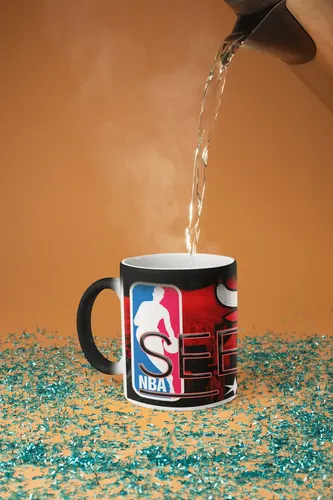 Taza Magica James Rodriguez Estrellas Del Futbol Negro Nba