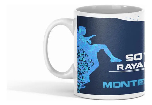 Taza Monterrey Poder Rayado - Futbol Mexicano Blanco