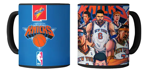 Taza Mágica New York Knicks - Knickerbockers - Nba Negro Nba