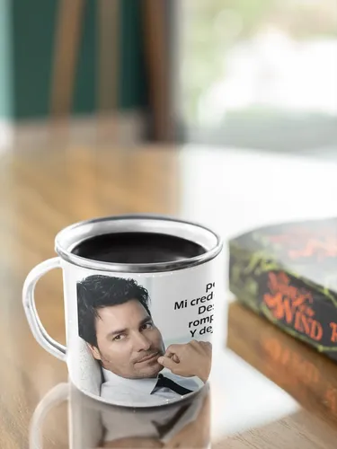 Taza Enlozada Chayanne - Ritmo Y Romance Blanco Regalo Ritmo Y Romance Chayanne