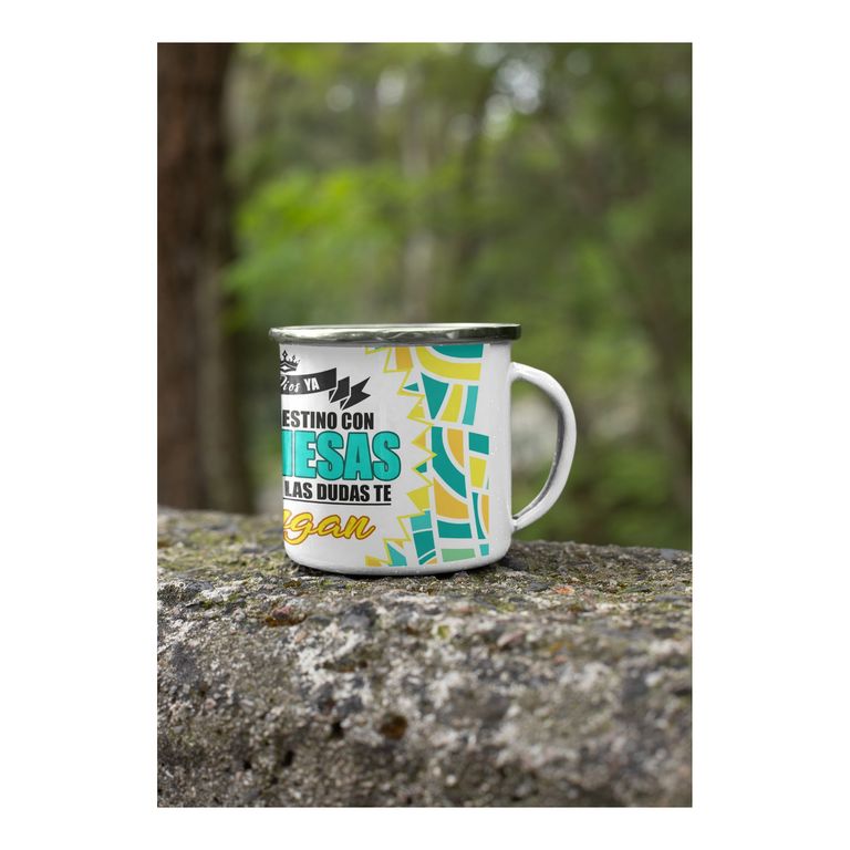 Taza Enlozada Luz de Guía Espiritual