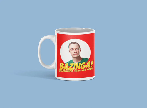 Taza Bazinga - Sorpresas Científicas Blanco