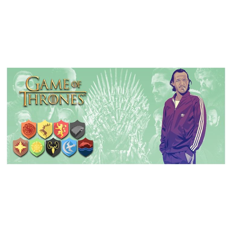 Taza Juego de Tronos - Tronos que Cambian con Bronn