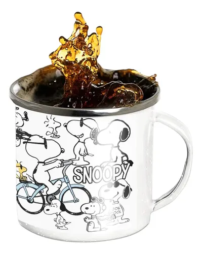 Taza Enlozada Con Snoopy - Días De Alegría Blanco Regalo Con Snoopy