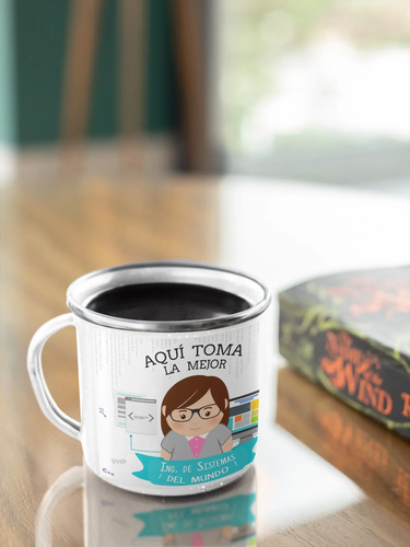 Taza Enlozada Ing. De Sistemas - Codificando El Futuro
