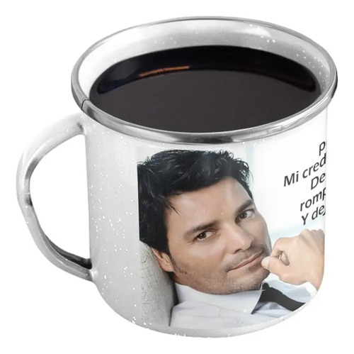 Taza Enlozada Chayanne - Ritmo Y Romance Blanco Regalo Ritmo Y Romance Chayanne