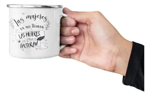 Taza Enlozada Shakira - Las Mujeres Facturan Blanco
