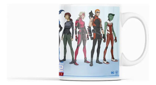 Taza Young Justice - Héroes Emergentes Blanco
