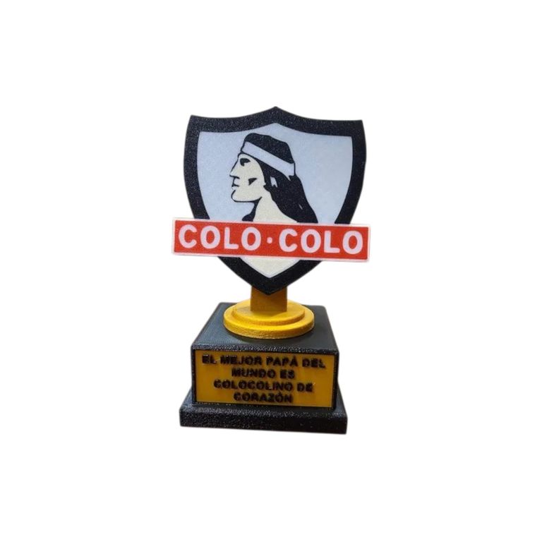 Trofeo Colo Colo Mejor Papá Regalo Fútbol Chileno