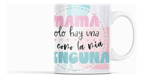 Taza Día De La Madre Flork - Celebración Creativa Blanco