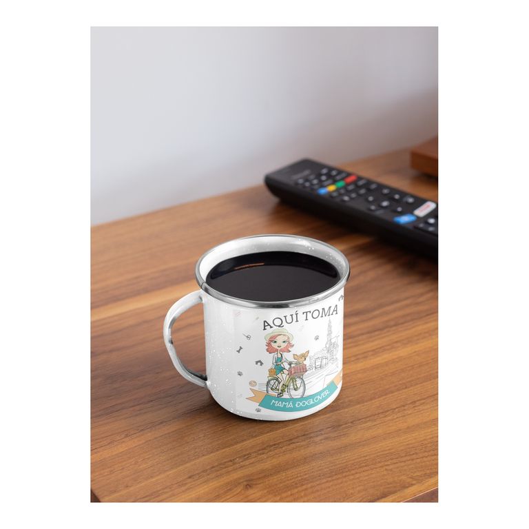 Taza Enlozada Mamá Dog Lover - Amor de Cuatro Patas