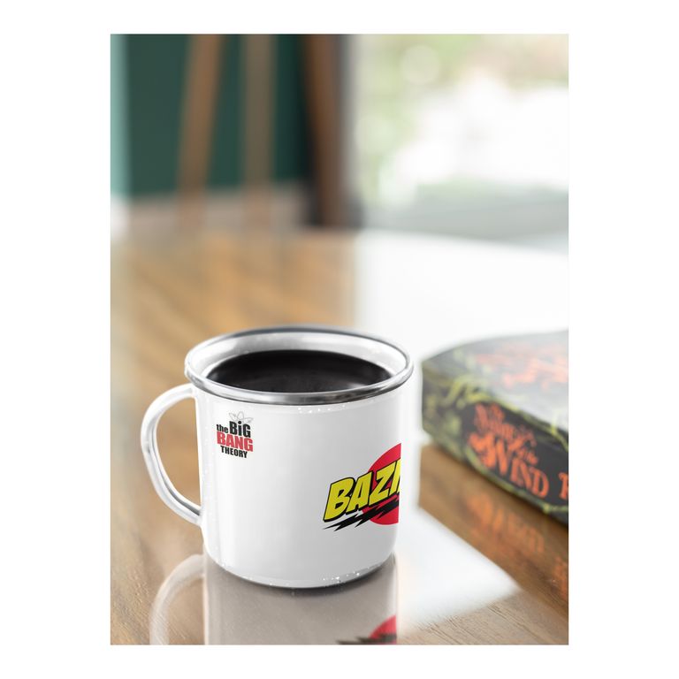 Taza Enlozada Bazinga - Sorpresa de Sheldon