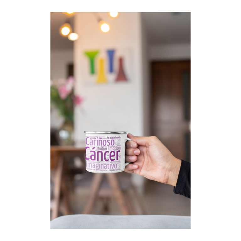 Taza Enlozada Cáncer - Intuición y Protección