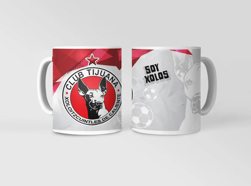 Taza Tijuana - Xolos Futbol Mexicano Blanco