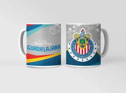 Taza Chivas Orgullo Guadalajara - Futbol Mexicano Blanco