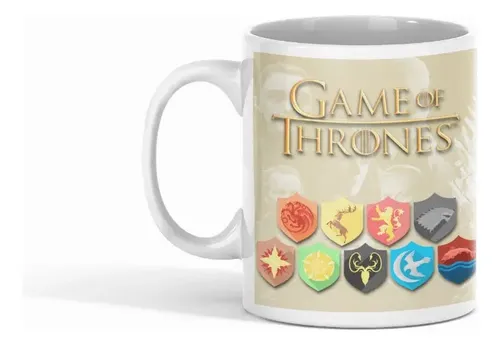 Taza Juego De Tronos - Tronos Con Drogo Blanco