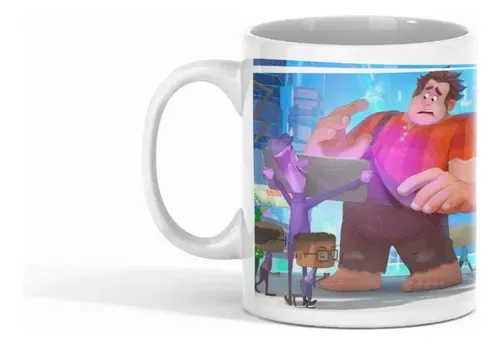 Taza Ralph El Demoledor - Poder Que Aparece Blanco